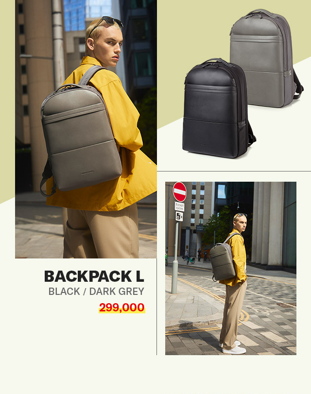 BACKPACK L BLACK/DARK GREY 할인가 299,000원