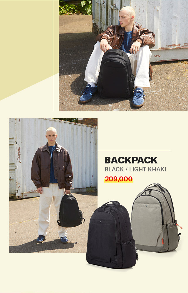 BACKPACK CLACK/LIGHT KHAKI 할인가 209,000원