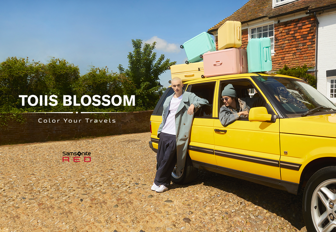 TOLLS BLOSSOM Color Your Travels Samsonite RED