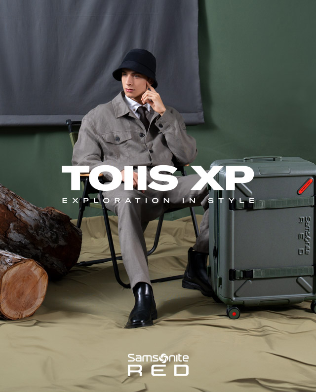 TOIIS XP EXPLORATION IN STYLE Samsonite RED