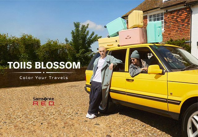 TOLLS BLOSSOM Color Your Travels Samsonite RED