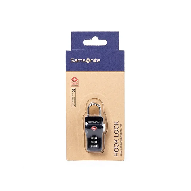 TRAVEL ESSENTIALS 3.DIAL HOOK LOCK TSA