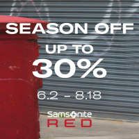 SAMSONITE RED SEASON OFF